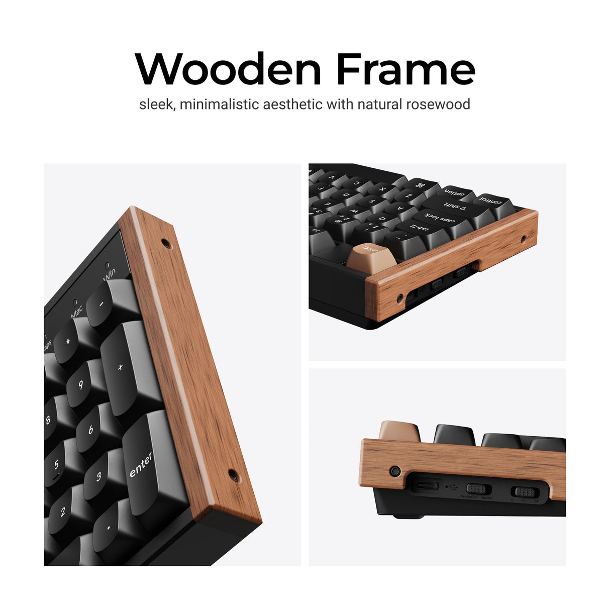 Keychron K10 HE Wooden Frame