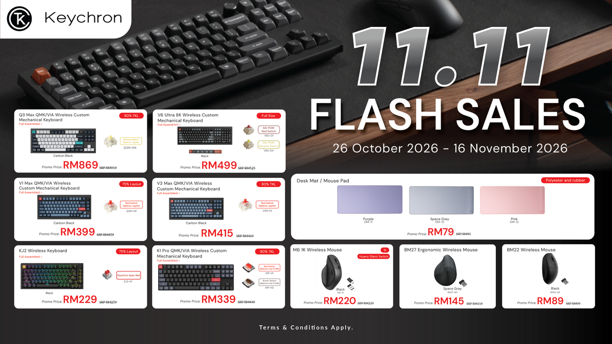 Keychron 11.11 Double Day Sales