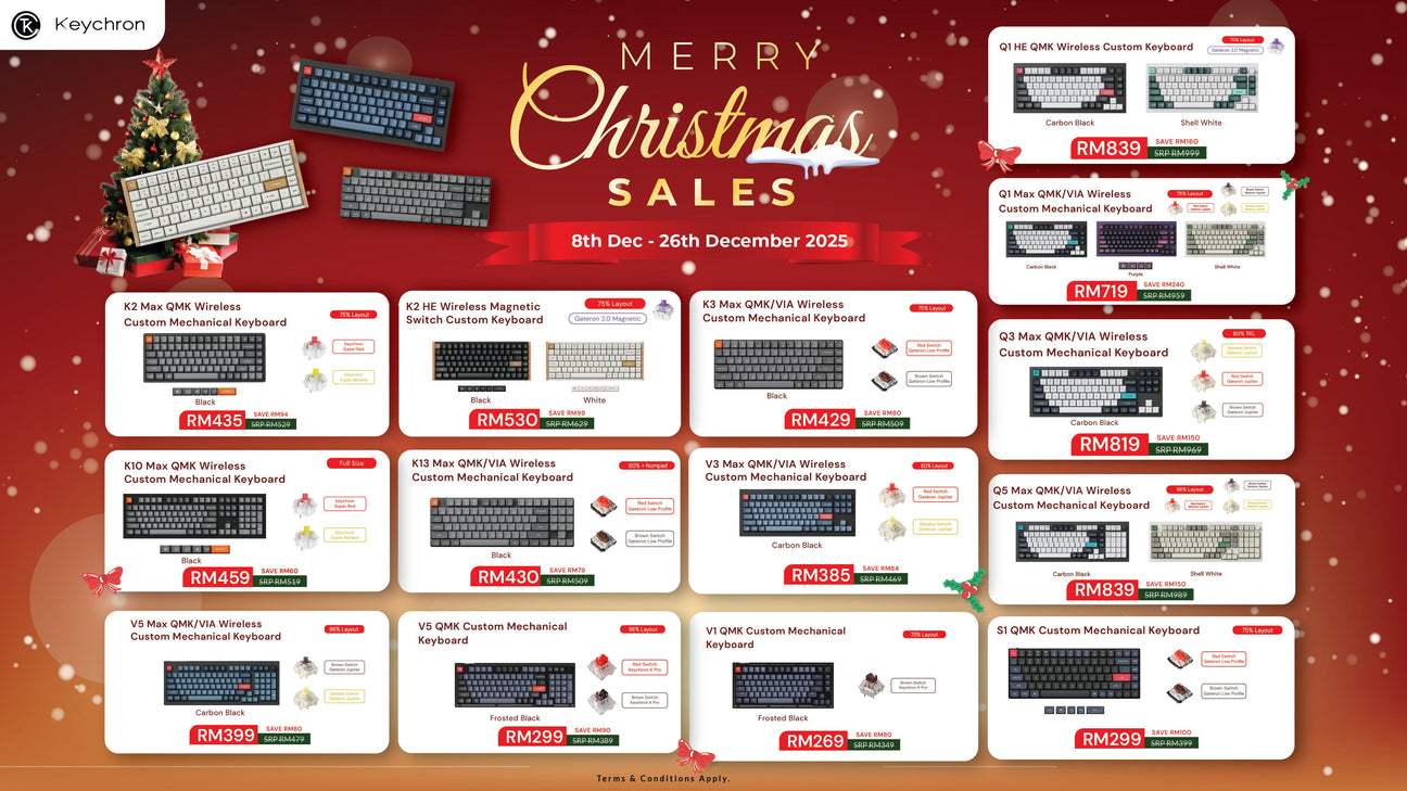 Keychron Christmas December Promotion