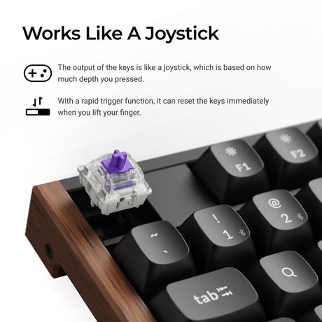 Keychron K1O HE Magnetic Switch Feature
