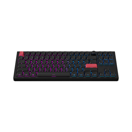 Keychron Q3 Max QMK VIA Wireless Custom Mechanical Keyboard 80% Layout Aluminum Black Side-Printed PBT Keycaps for Mac Windows Linux