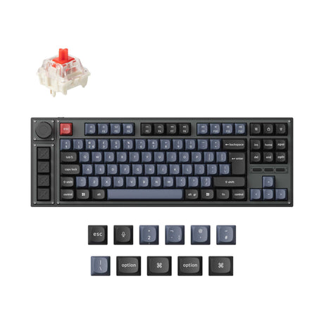 Lemokey L3 QMK Wireless Custom Mechanical Keyboard Gateron Jupiter Red Version UK ISO Layout Keyboard